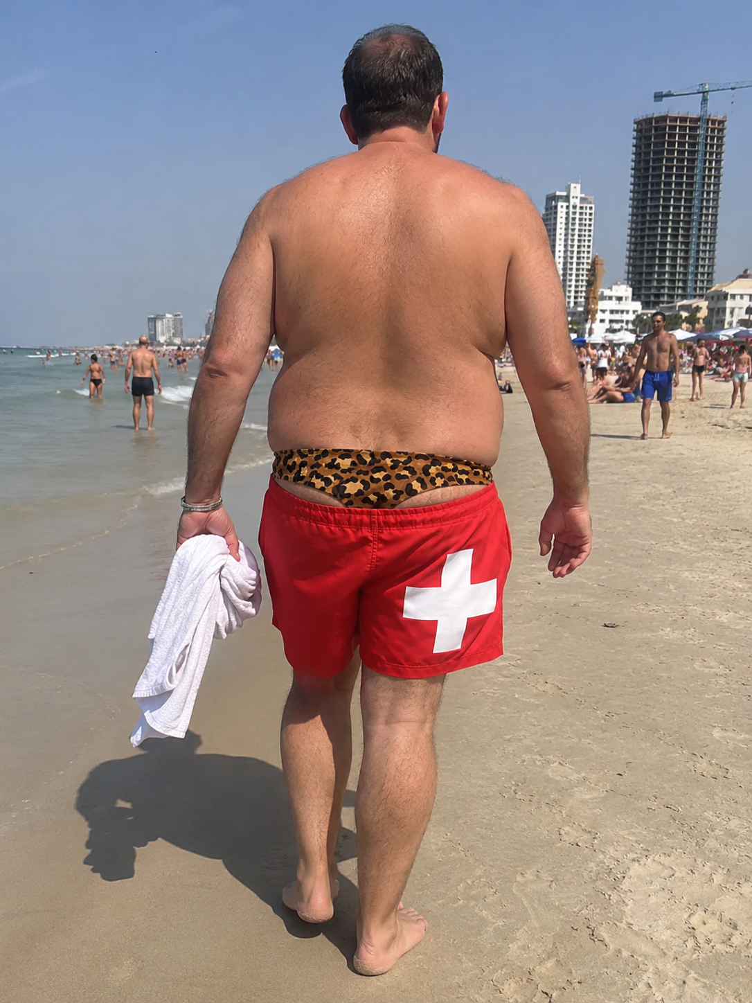 Photo client du Short de Bain Coquin Suisse tout-pourtoi de Marco B.